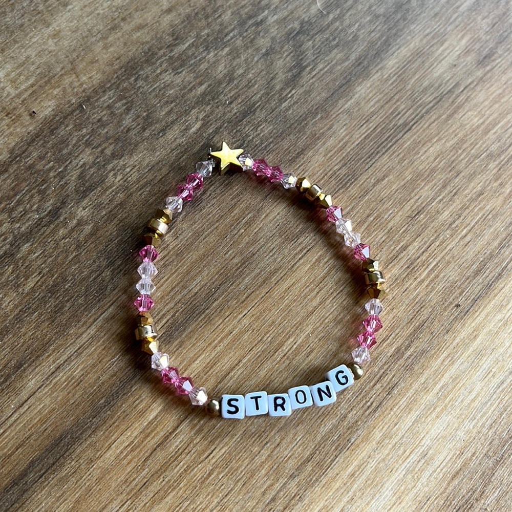 Beautiful Handmade Bracelet STRONG *wear solo or‎ stack with more!*